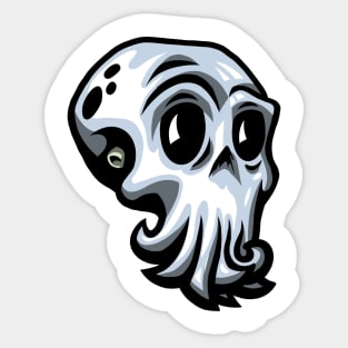 Octopus Skull Sticker